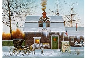 Buffalo Games - Charles Wysocki - Belly Warmers - 300 Piece Jigsaw...