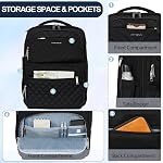 EMPSIGN Travel Backpack for Women, Large Carry On Backpack Airline Approved Personal Item Travel Bag