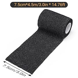 DROK 10 Roll Camo Tape Wrap - Camouflage Self Adhesive Bandage Wrap Climbing Tape for Outdoor Sports, Multicam Tropic, Camping, Bicycle, Range Finder Camera Flashlight, 3 inch x 14.76ft