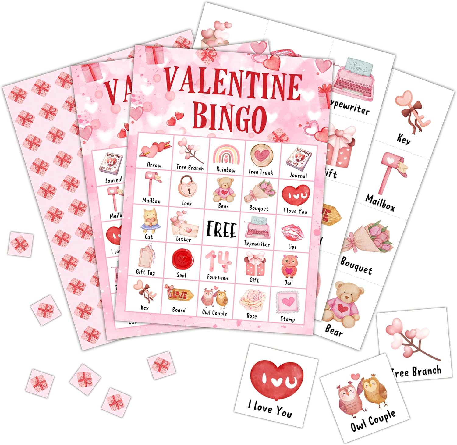 Easter Bingo Cards, Easter Bingo Games for 24 Players, Easter Games for Family Friends Large Group Activities, Easter Party Favors Supplies Decorations(19)