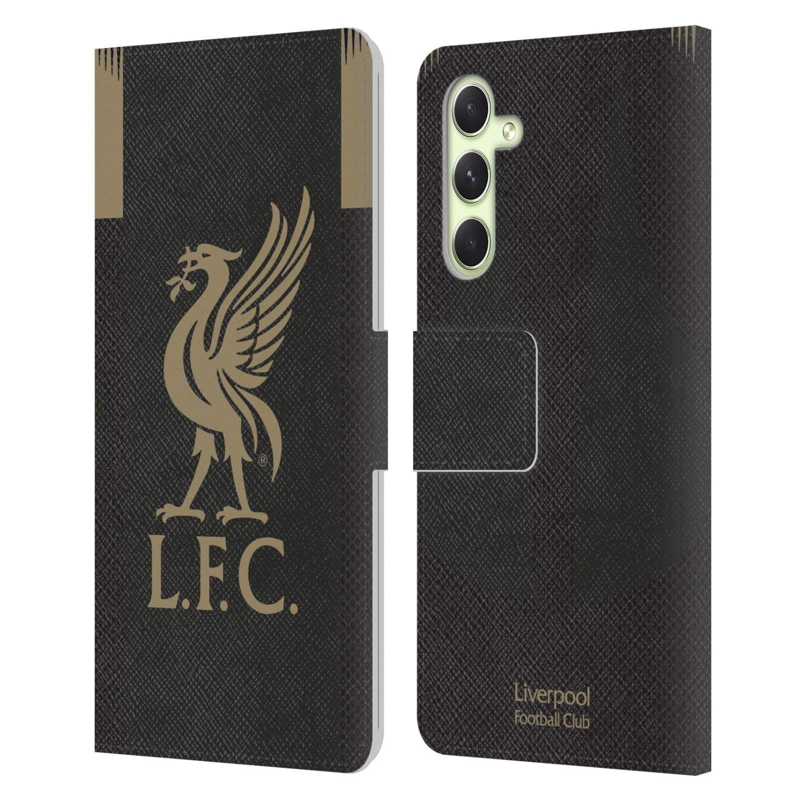 Head Case Designs Officially Licensed Liverpool Football Club Home Goalkeeper 2019/20 Kit Leather Book Wallet Case Cover Compatible With Samsung Galaxy A54 5G