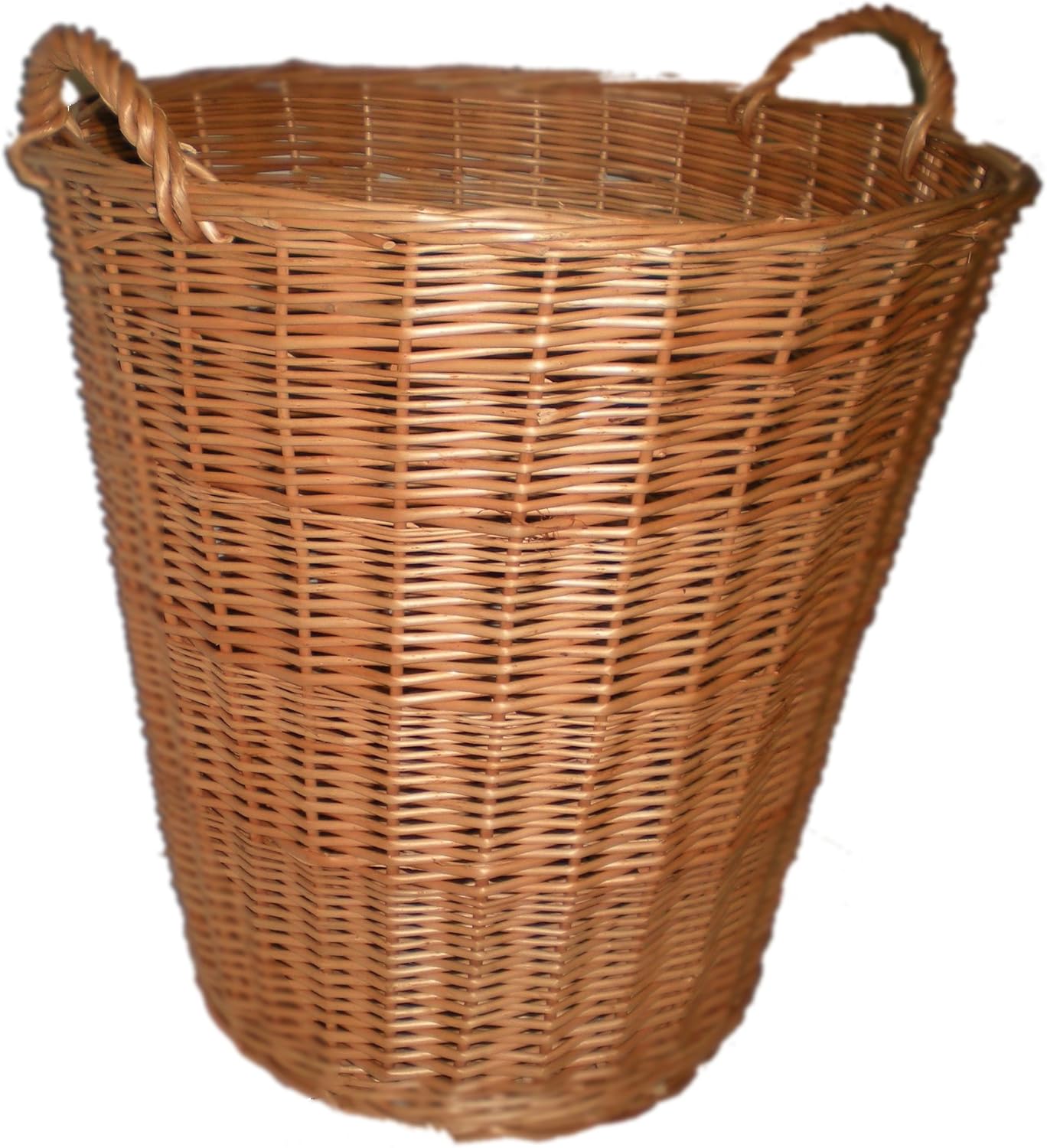 Somerset Levels Wicker Log Basket Willow Large Round Amazon.co.uk