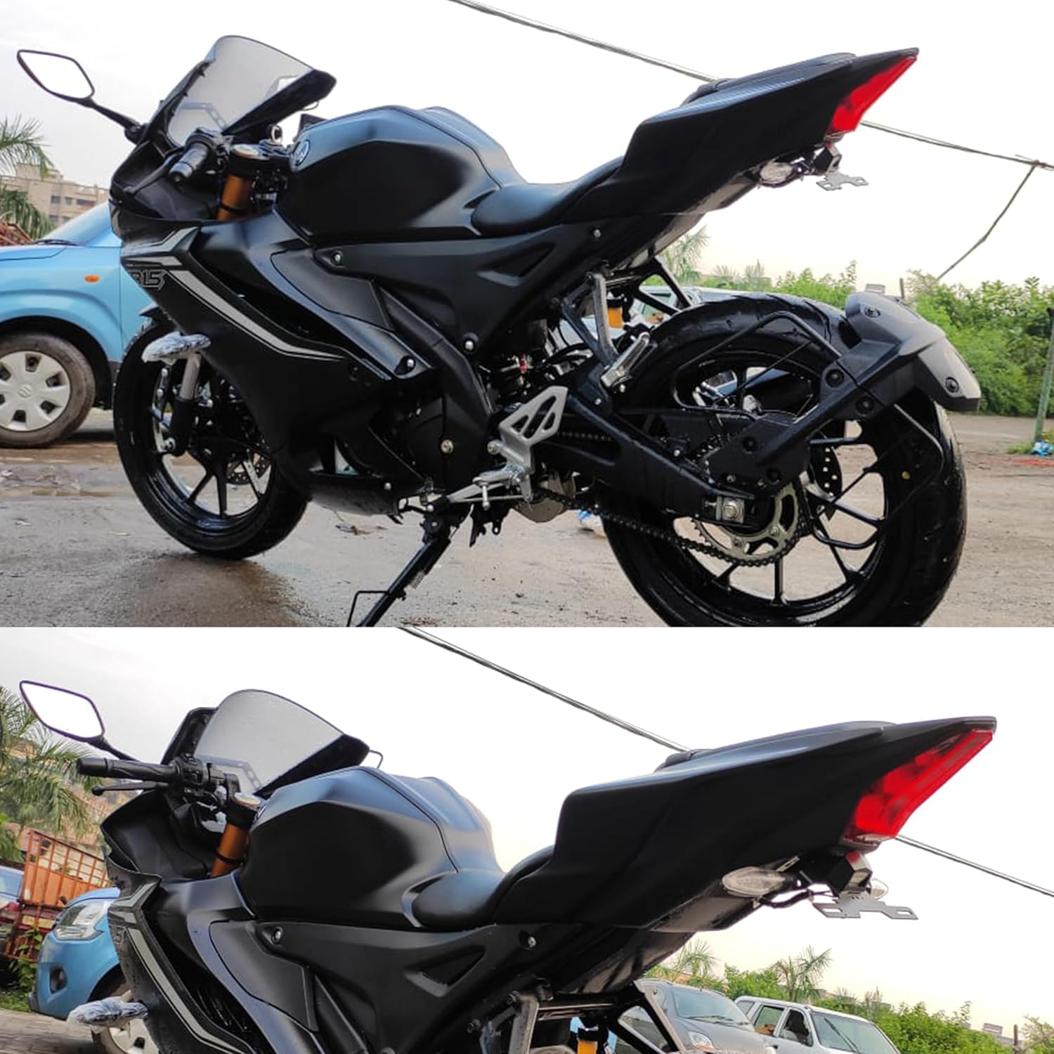 Tail Tidy License plate holder for Yamaha R15 V3/ Liberia Ubuy