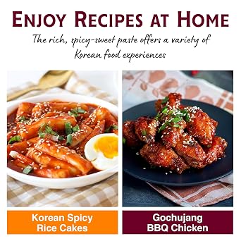 Sempio Gochujang Vegan Korean Red Chili Pepper Paste - Organic Gluten Free: Sweet Spicy Savory Paste, Traditional Fermented Condiment for Cooking, Marinades, Dips, Non GMO (8.8oz/250g)