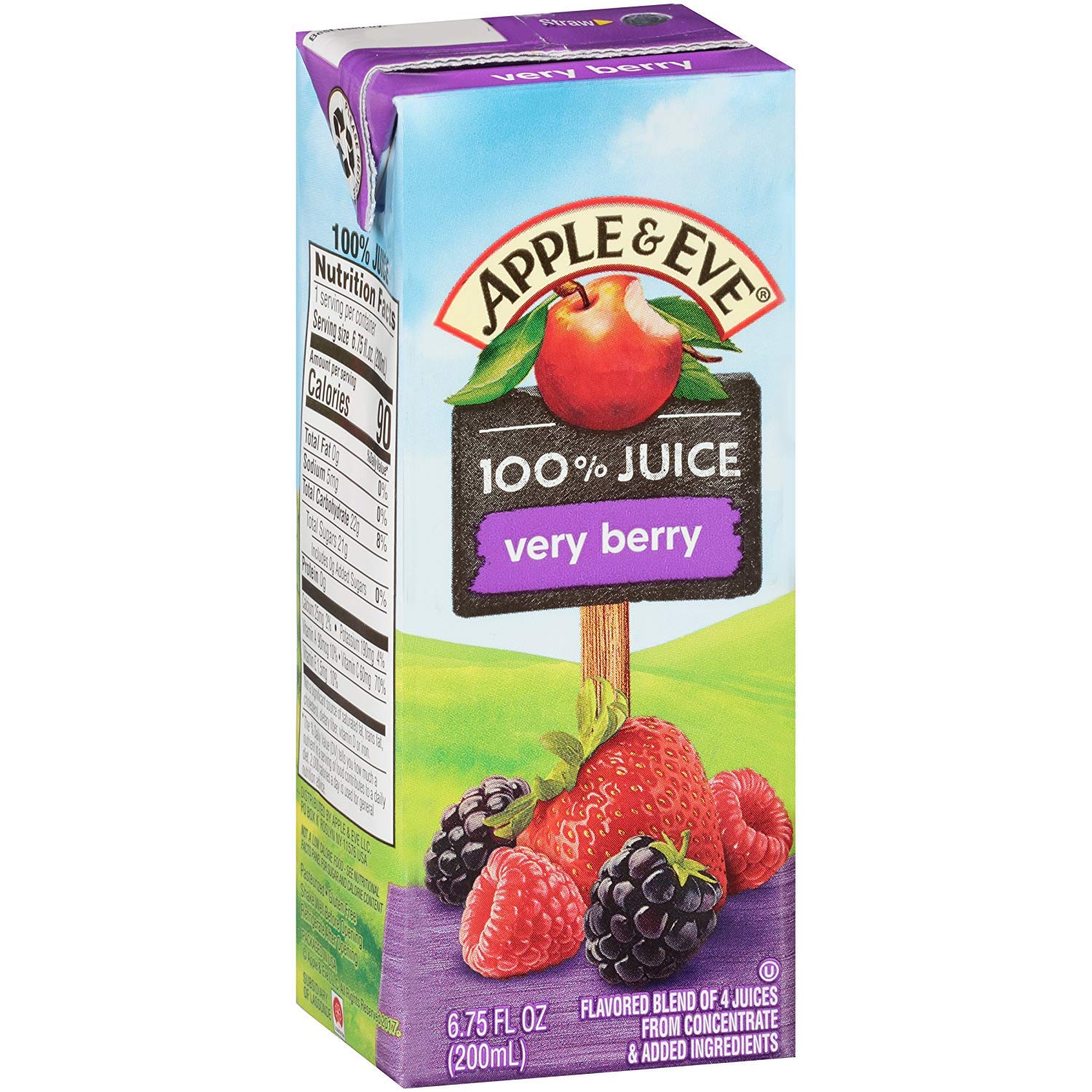 Apple & Eve 100% Juice Apple, 200ml