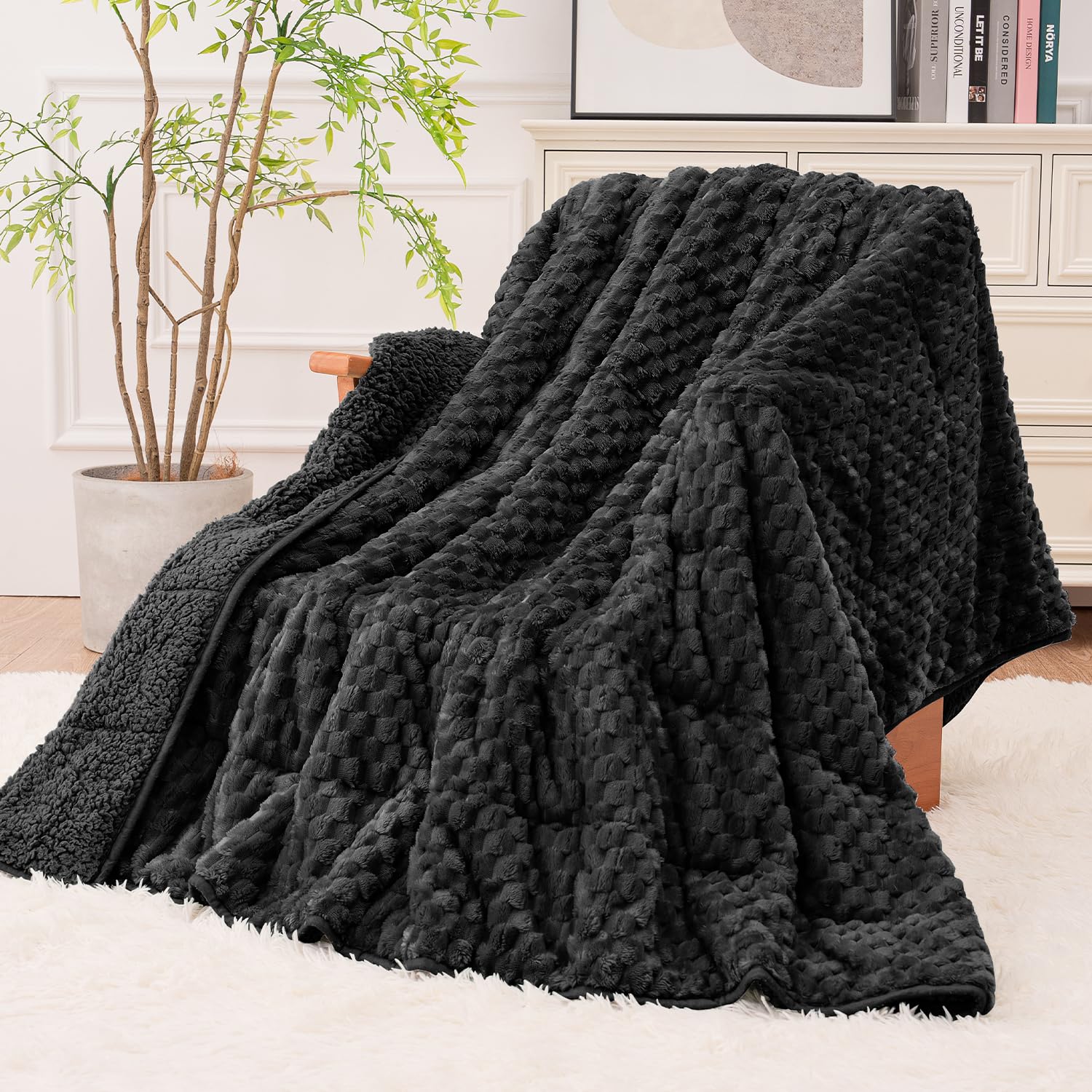 Eazfy Pro Fleece Sherpa Weighted Blanket