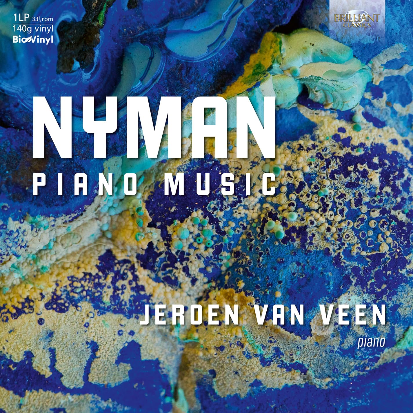 90016 Jeroen van Veen Nyman: Piano Music LP Vinyl 90016 NEW