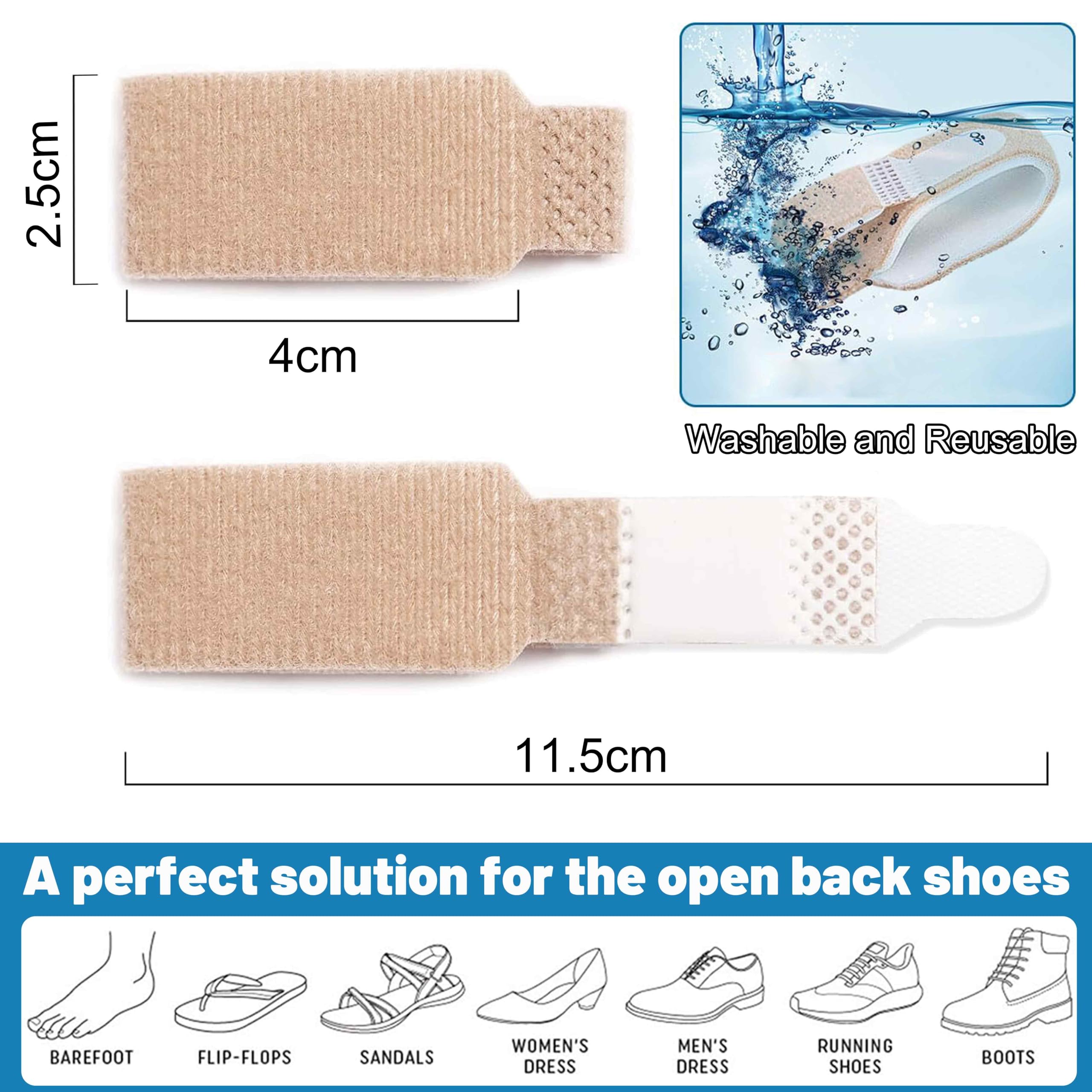 Corrector de Dedo Martillo, 8 pcs Férulas de Pie para Corregir Dedos Fracturados, Torcidos y Superpuestos, Incluye Vendajes Acolchados para Mayor Comodidad, ¡Mejora la Apariencia de tus Pies!