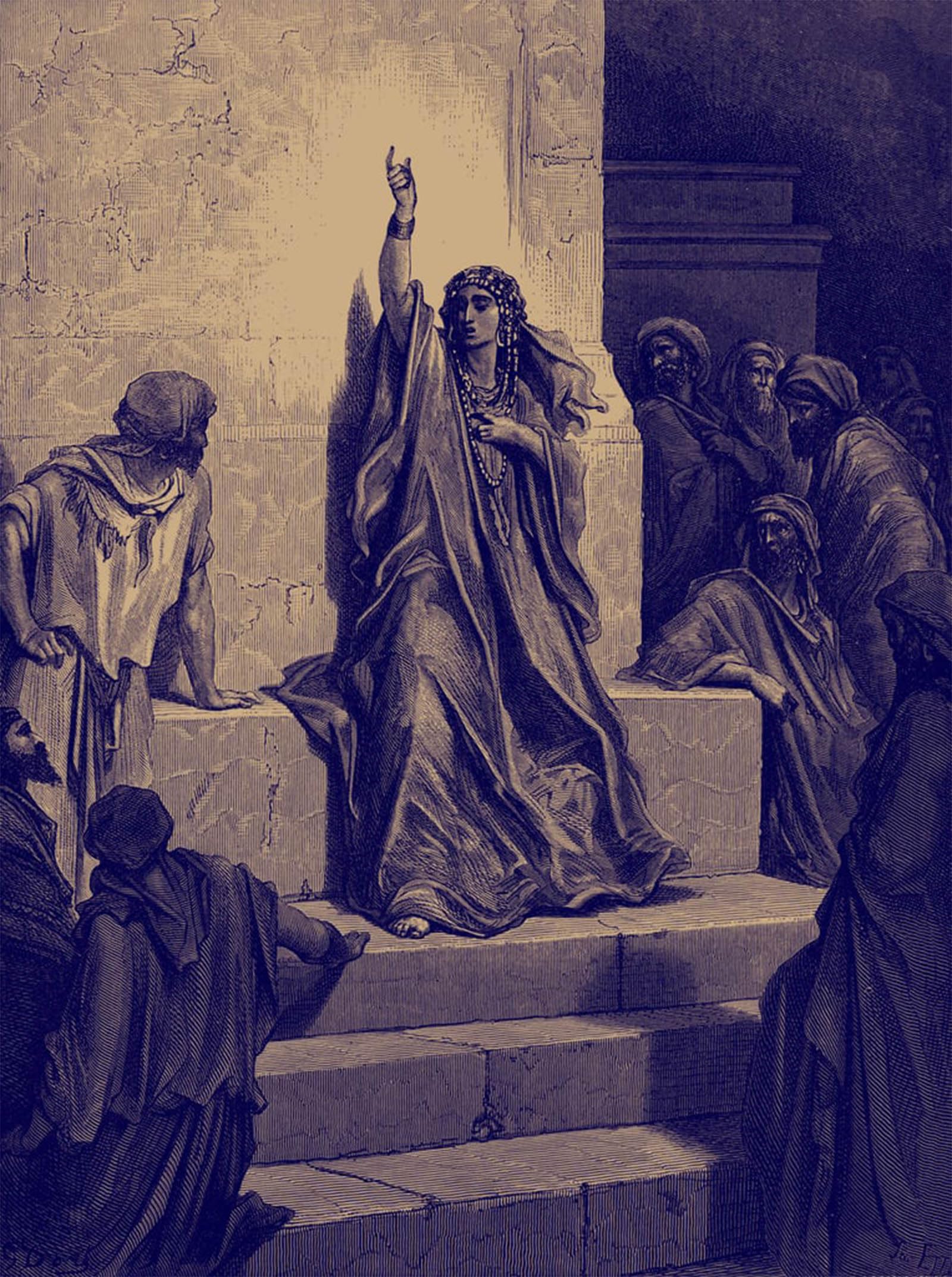 POSTERIIk Famous Animal Posters Vintage Picture Deborahs Song by Gustave Dore Modern Wall Decor for Home Decor 60x90cm