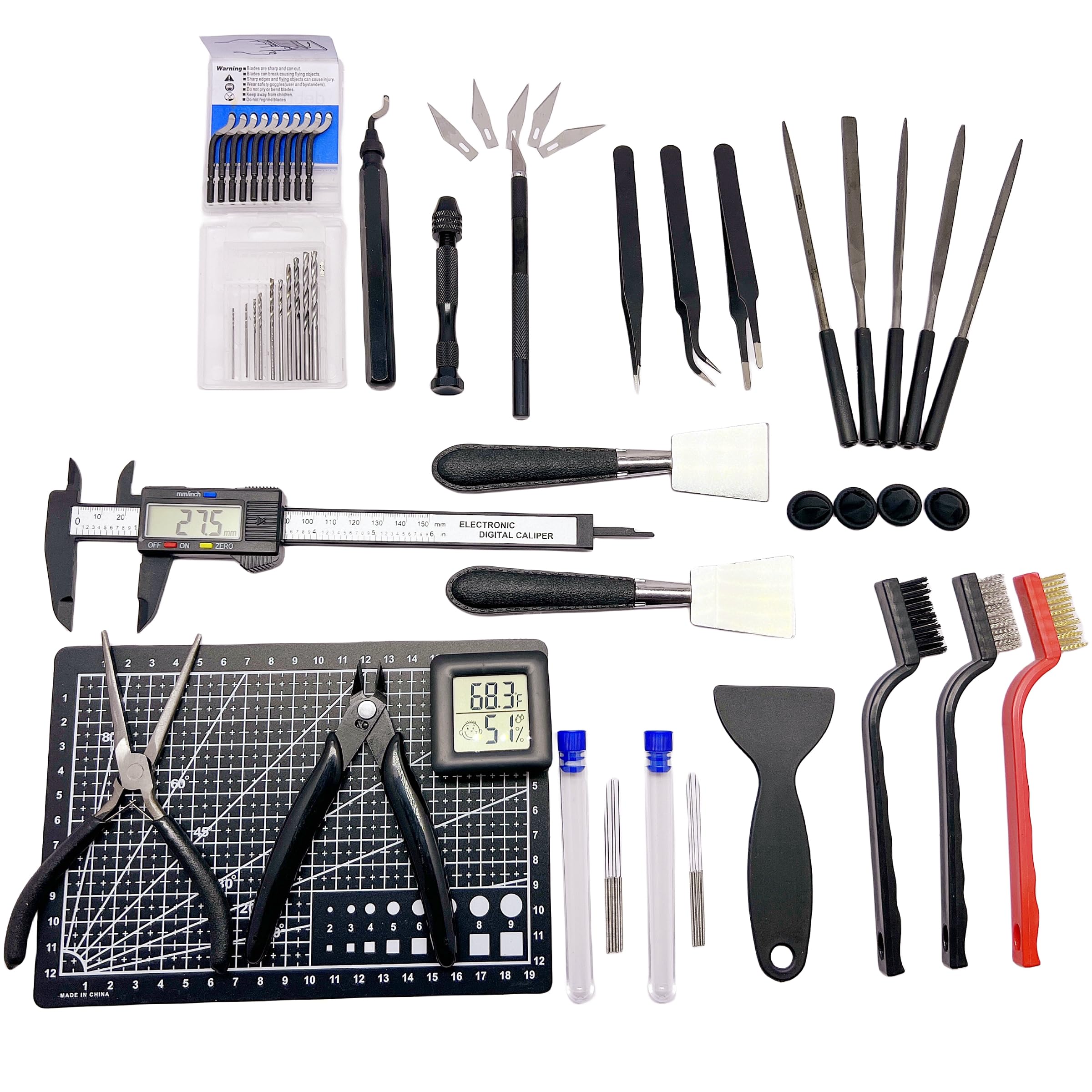 ELITECTK 47PCS Essential 3D Printing Tools Kit, 3D Printer Accessories For Removing
