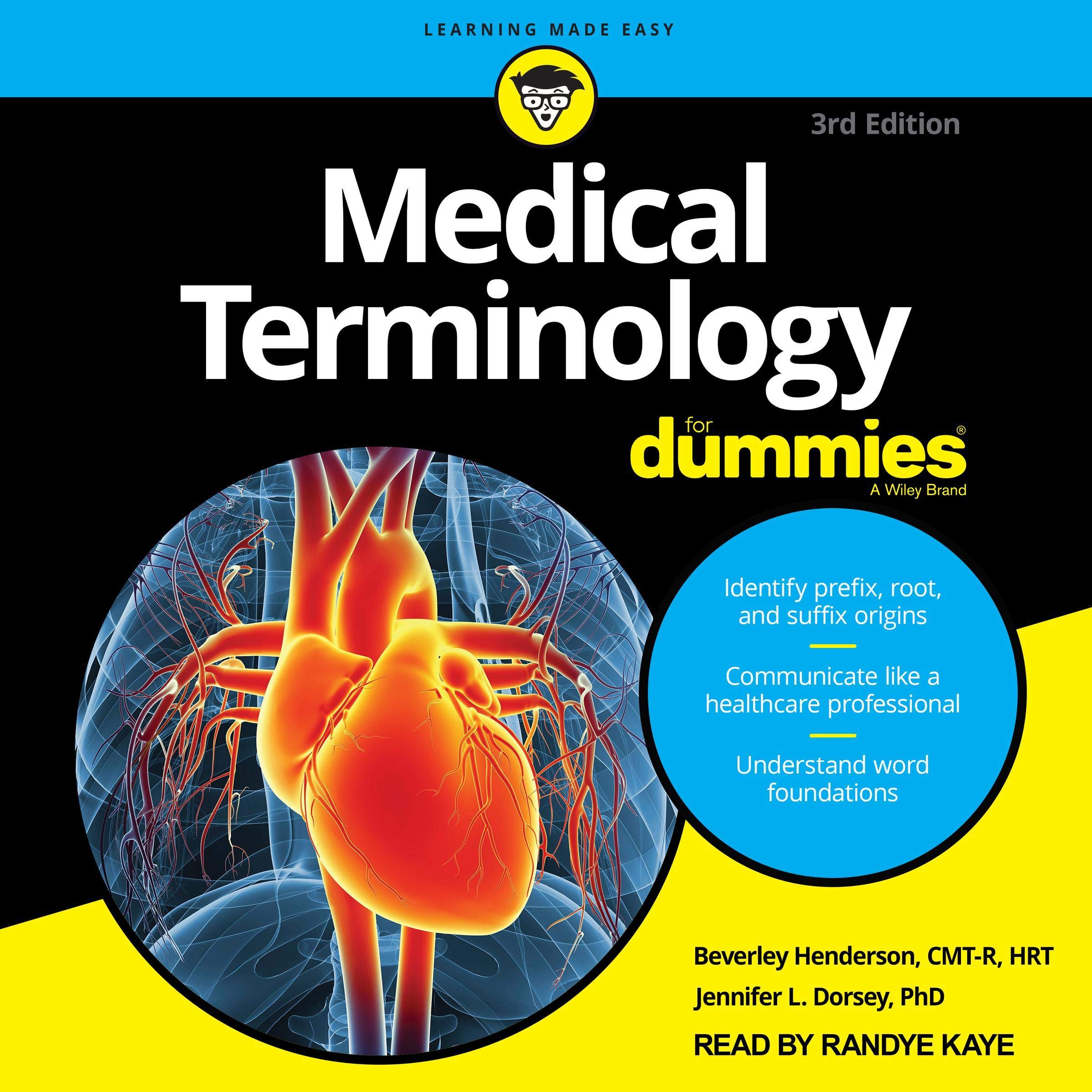 Cover art for Medical Terminology for Dummies, 3rd Edition