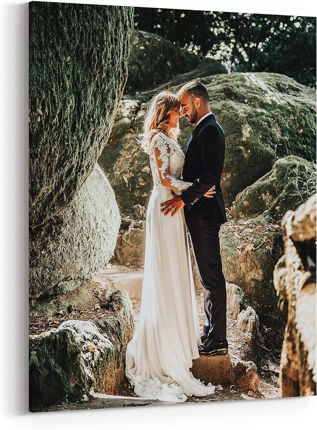 P&L ART. Personalized Custom Canvas Prints: Photo On Canvas Transform Your Photos into Stunning Framed Wall Art Digitally Printed Photo To Canvas Ideal for Home Decor Gifts Keepsakes Framed 24x36