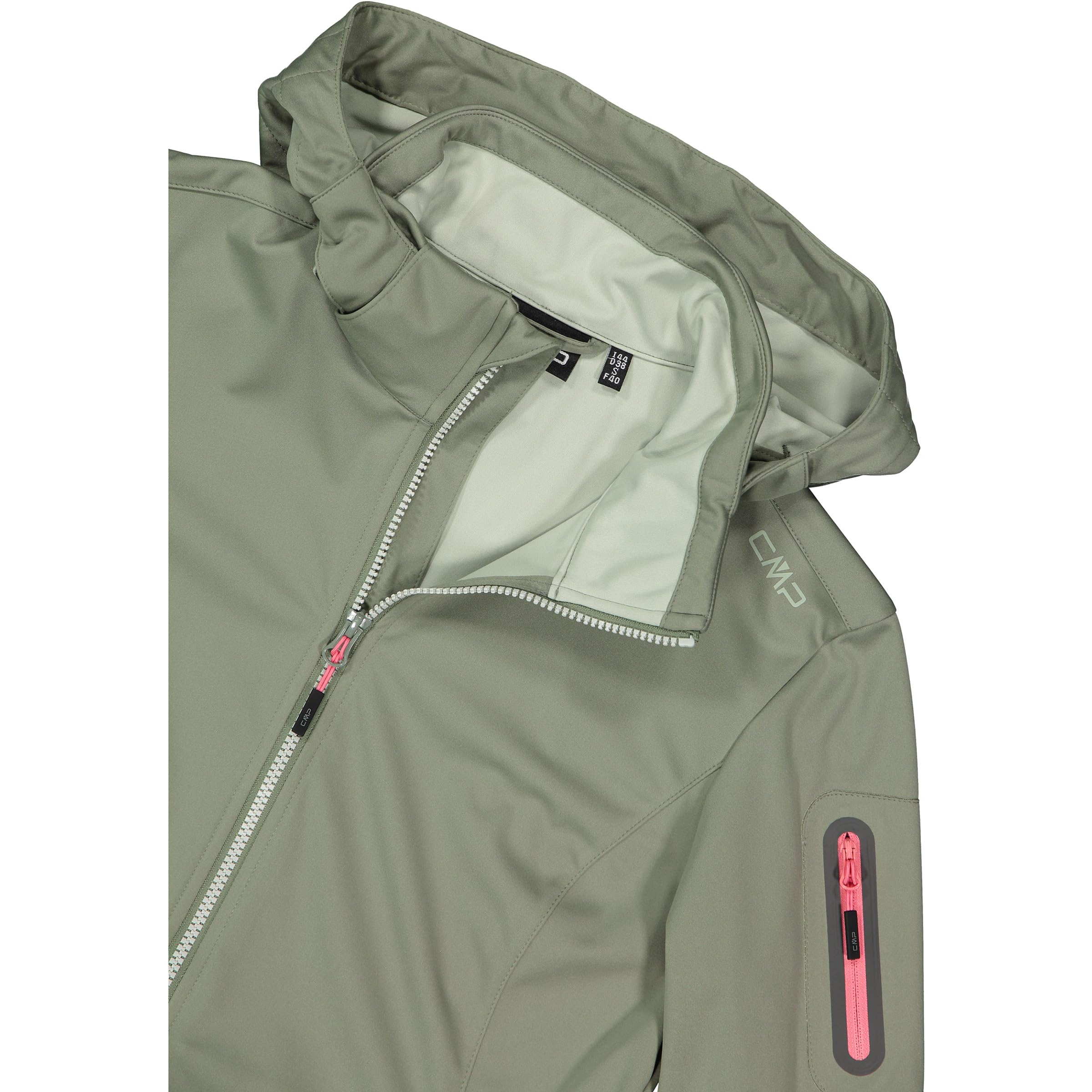 CMP Damen Light Softshell Jacke, avocado, L