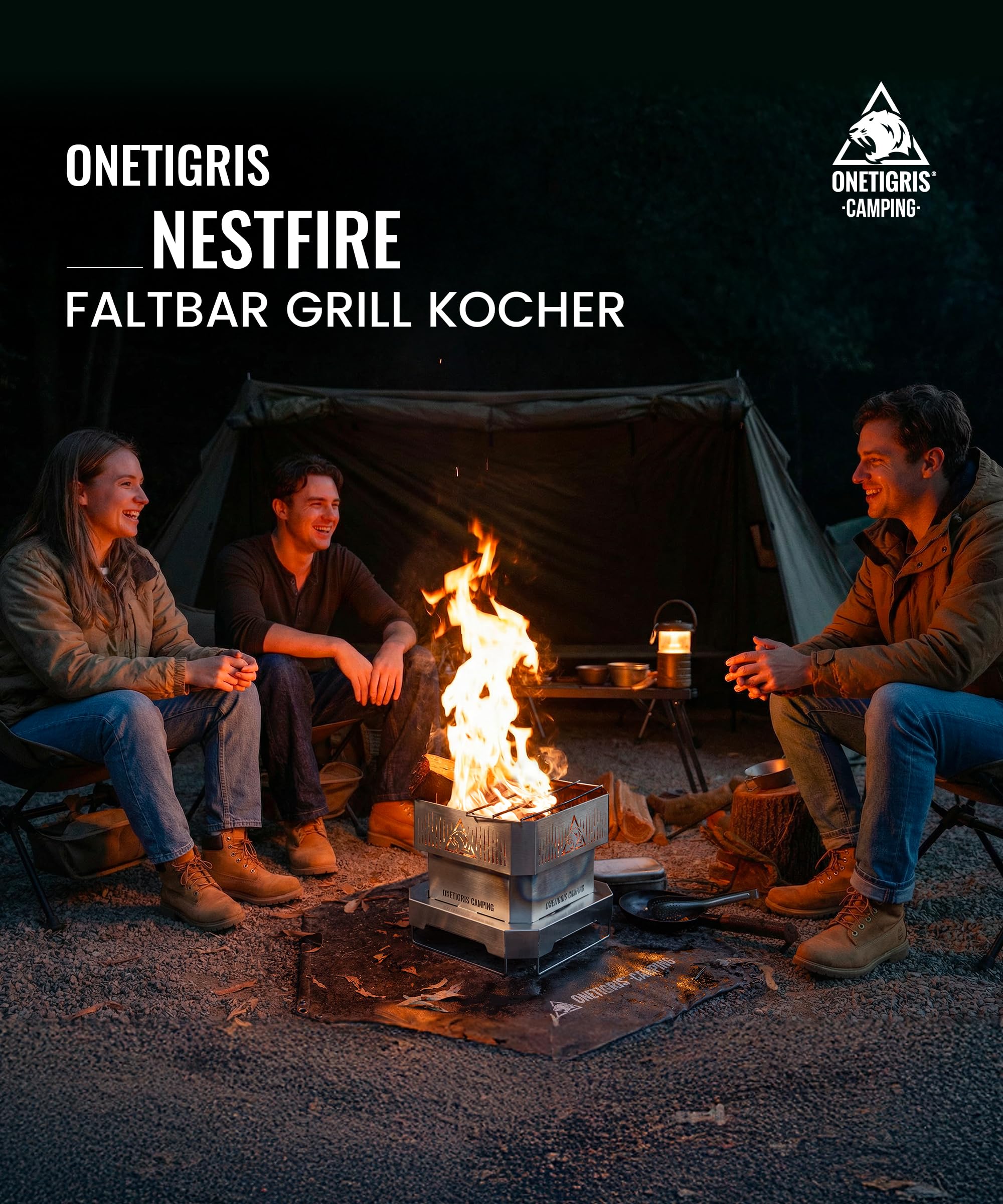 OneTigris NESTFIRE kuchenka kempingowa