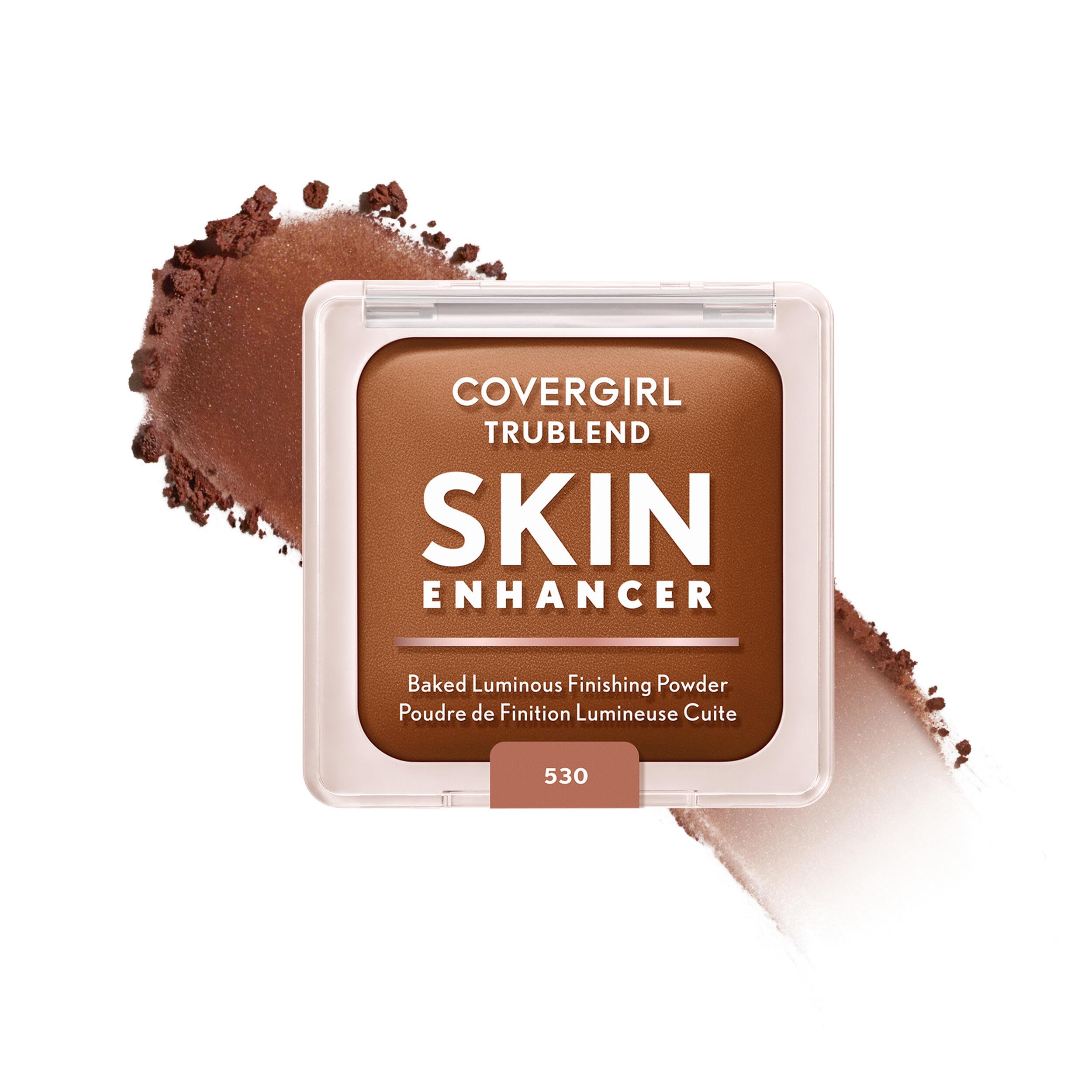 COVERGIRL TruBlend Skin Enhancer Baked Luminous Finishing Face Powder, with Hyaluronic Acid and White Rose Extract, Sheer & Buildable - 510 Snickerdoodle — view 13