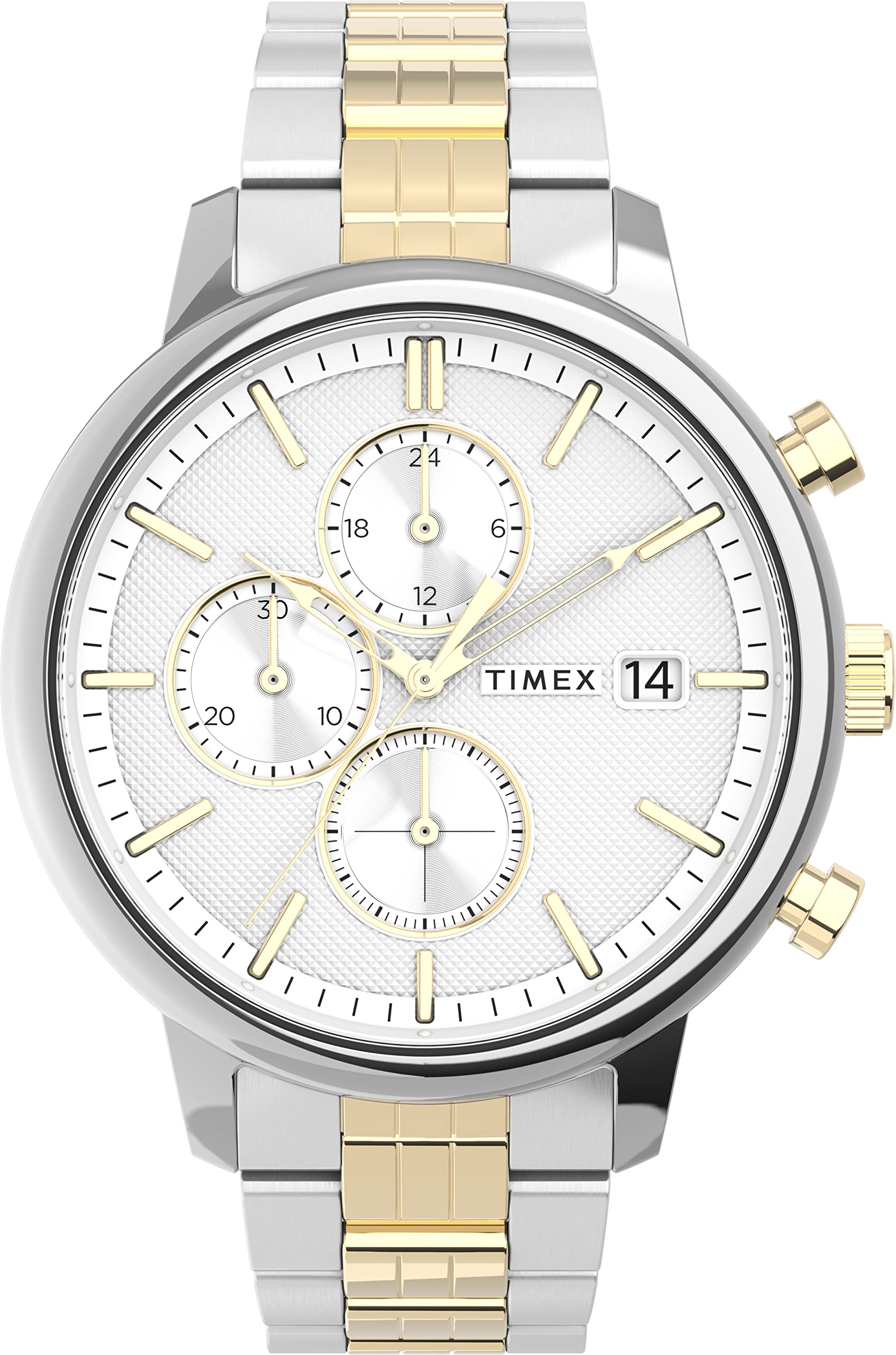 TIMEX Men Stainless Steel 3 Hands Analog Silver Dial Coloured Quartz Watch, Round Dial with 45 Mm Case Width - Tw2V01800Uj, Band Color-Multicolor (B09JN9QRN4) Amazon Price History, Amazon Price Tracker
