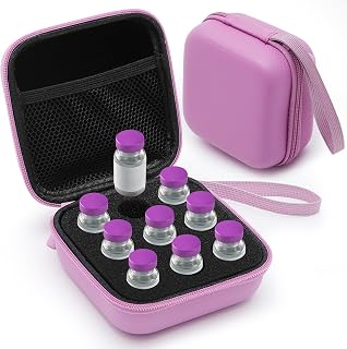 9 Slots Insulin Peptide Fridge Carrying Case Vial Holder Storage Protector Bag, Fits Standard 10ml Vials, Insulin Cooler Travel Kits Case Organizer Diabetes Protector(Purple)