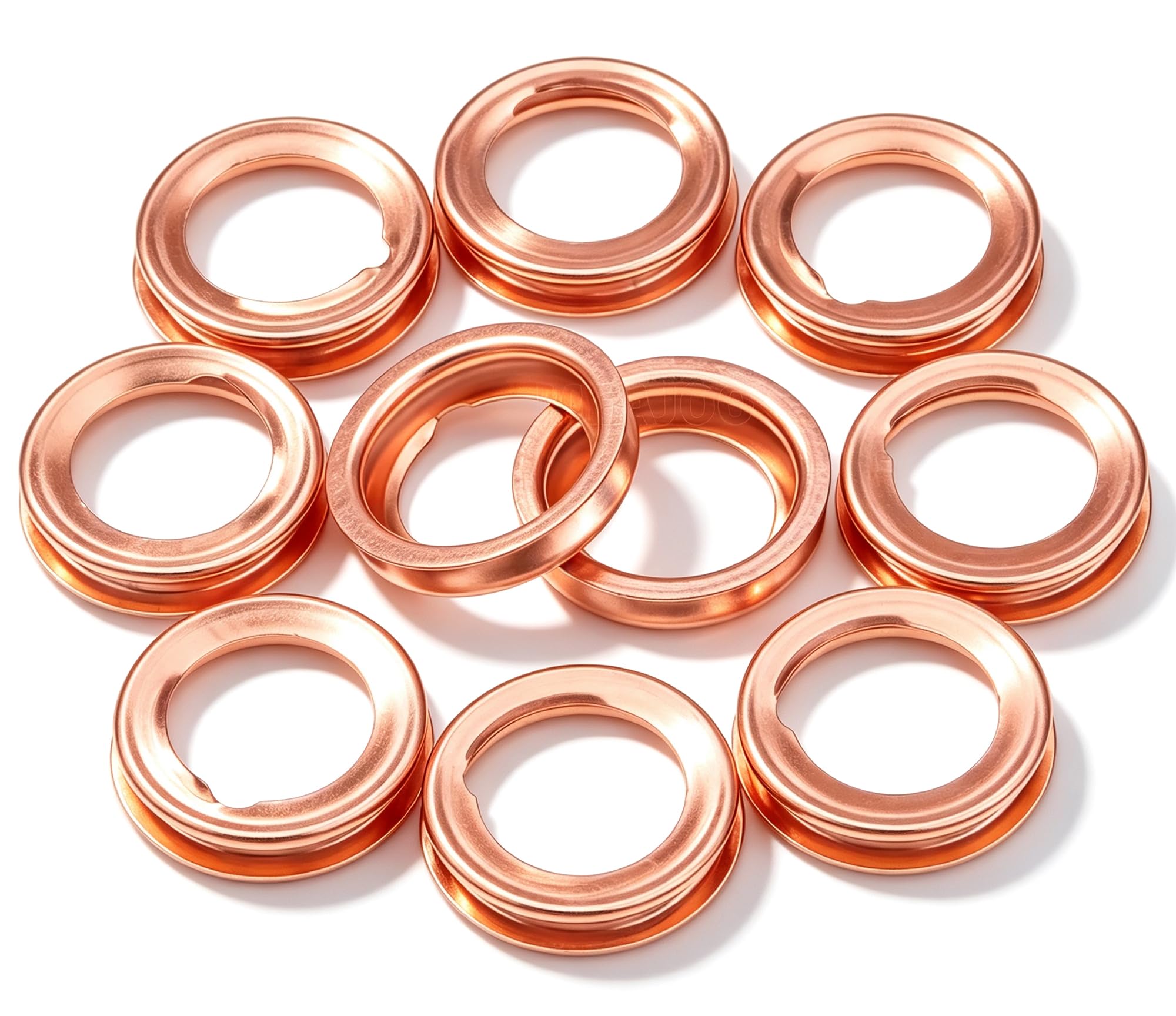 10PCS Copper Engine Oil Drain Plug Gaskets Replacement for 11026-01M02 Nissan/Infiniti EX35 FX35 FX45 FX50 G20 G25 G35