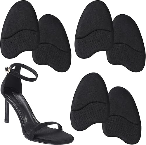 Ashoesert Almohadillas metatarsianas para mujer, almohadillas para antepié para mujer, almohadillas antideslizantes para zapatos de punta abierta,
