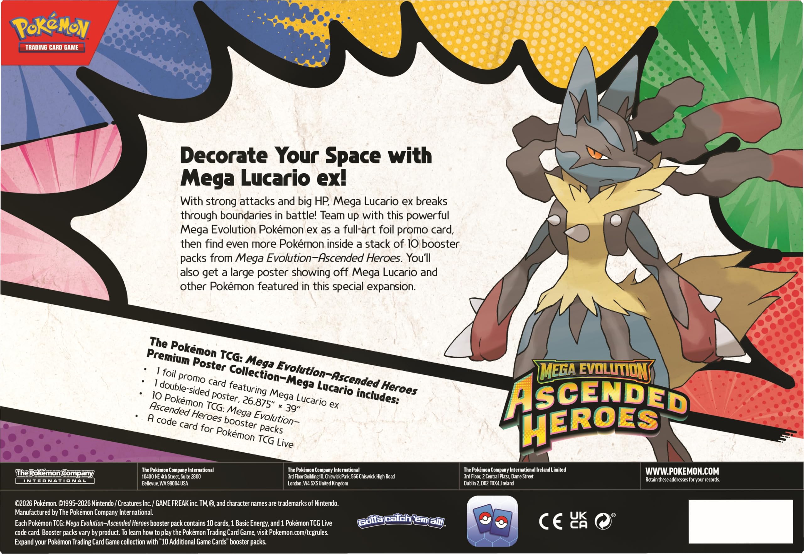 Amazon.com: Pokémon TCG: Mega Evolution—Ascended Heroes Premium