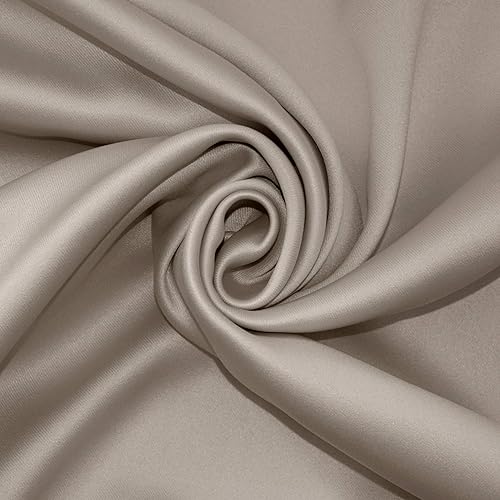 Miniatura 6 de Sun Zero Oslo Panel de cortina de calidad de teatro con bolsillo para varilla totalmente opaco, 52 x 84 pulgadas, piedra