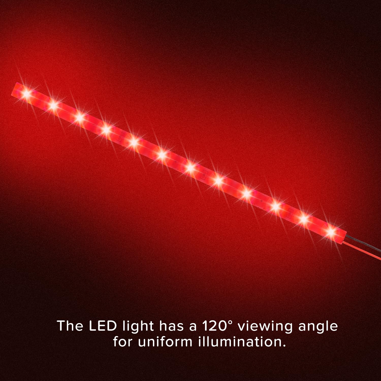 Lyeteung 12 PCS 200mm 12V - 18V Pre Wired Strip, 2835 SMD LED Model Railway LED Lighting, Red, 200mm - 12pcs - Image 4