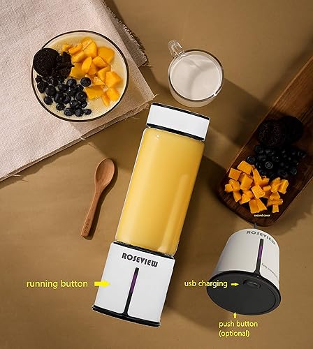 Miniatura 6 de Batidora portátil Batidora de vidrio Mini USB recargable 2 batería Batidos de mano Mezcla de taza Exprimidor USB Inalámbrico Mezclador de batidos