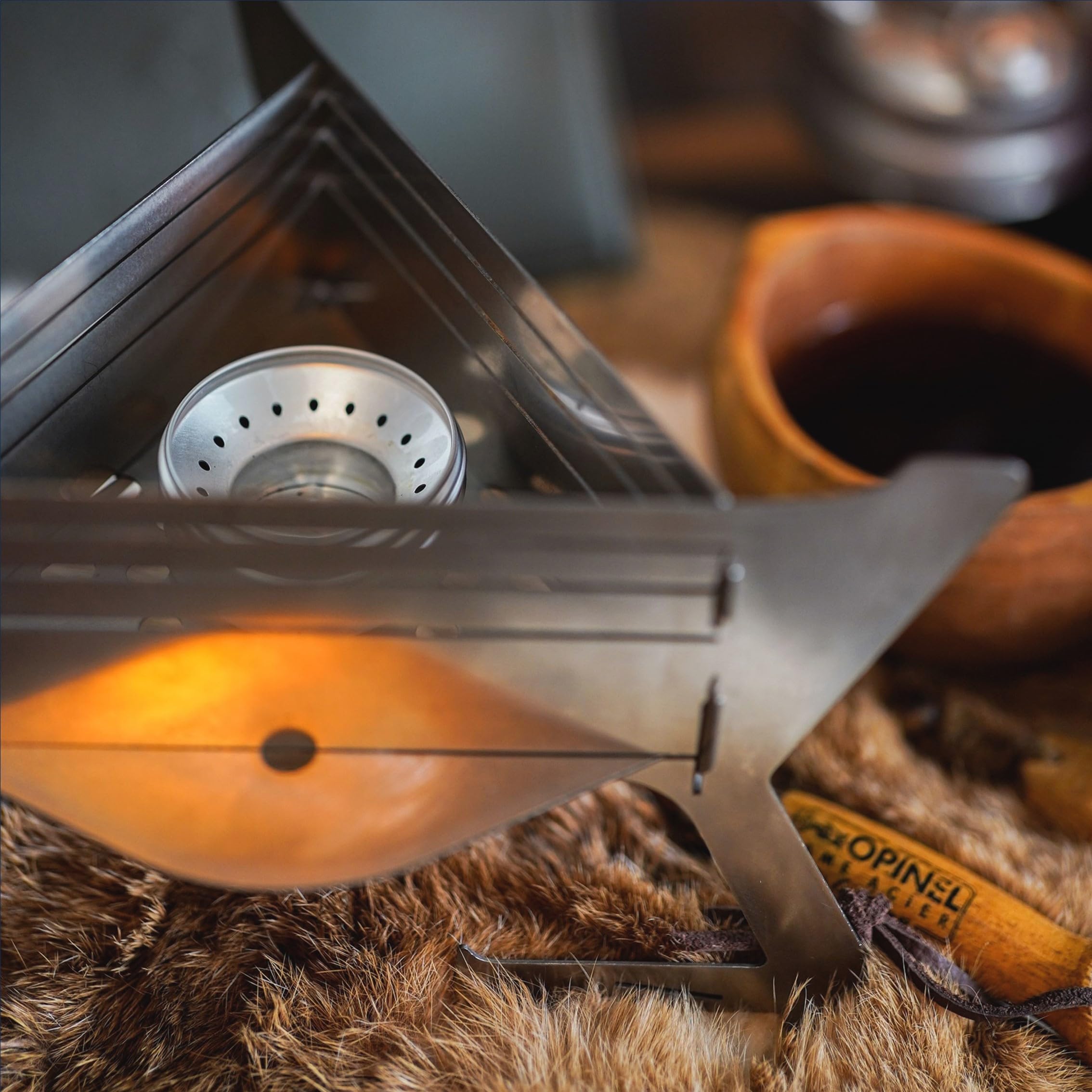 終了／ キャンプ ソロキャン テント ボトル バーナー 焚火台 キッチン