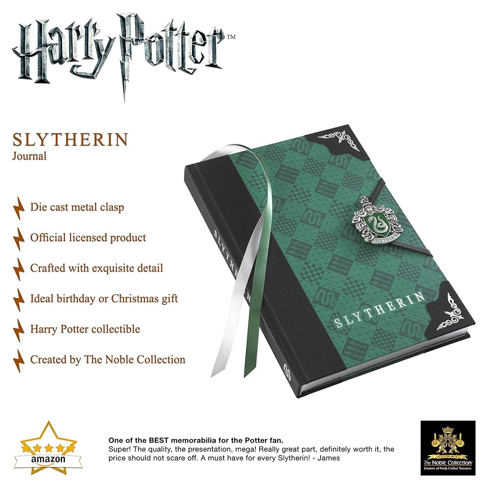 ヘンリー ロシェ パステル 56本＆22本 Amazon.com: Harry Potter Slytherin Hardcover Ruled Journal