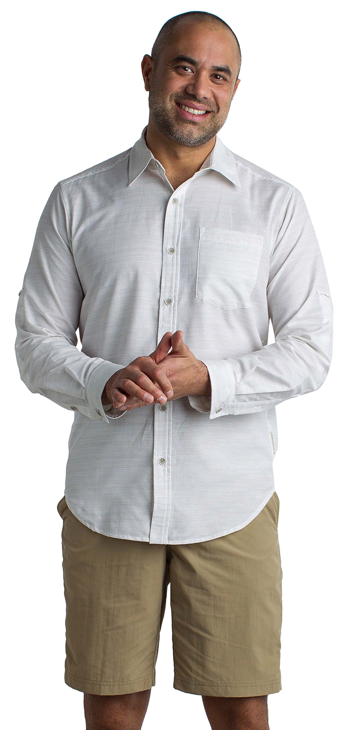 ExOfficioMen's Soft Cool Avalon Lightweight Long-Sleeve Shirt