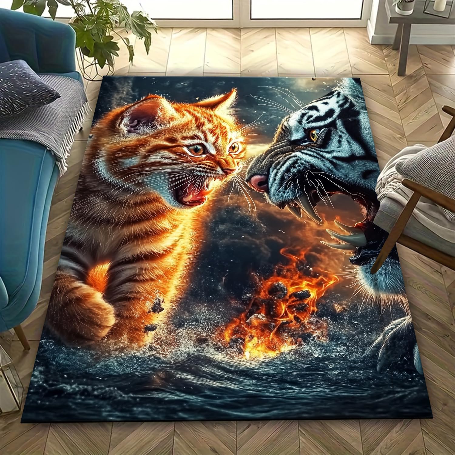 Tapis de salon anti-fatigue et antidérapant pour un confort optimal sous le canapé