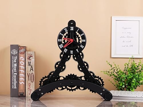 Reloj de pared de la torre Eiffel de París, reloj de pared de París, moderno reloj de pared decorativo para sala de estar, reloj de pared giratorio