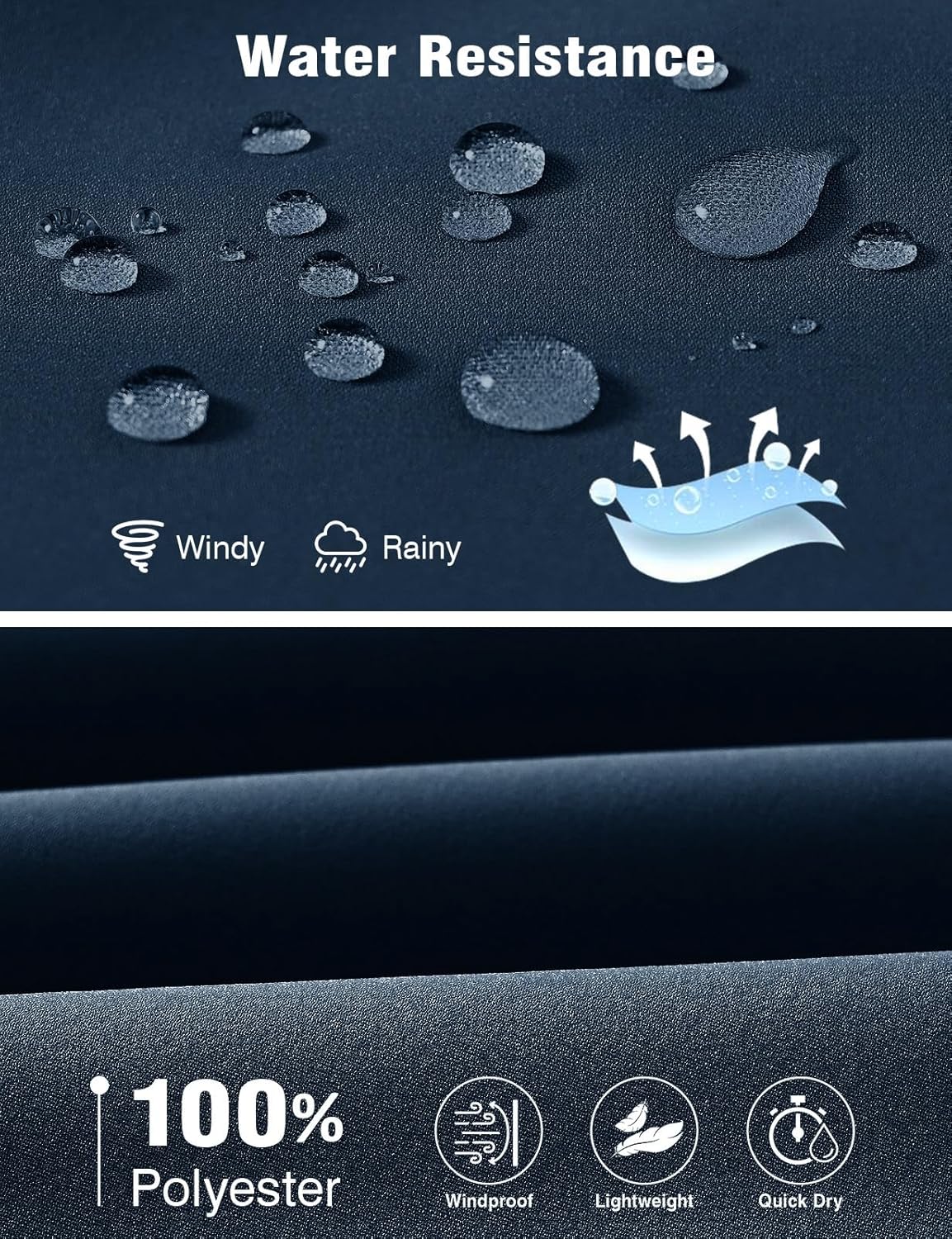 TBMPOY Mens Lightweight Jackets Light Windbreaker Full Zip Casual Work Jacket Golf Business Fall Track Coat with Pockets - Image 3