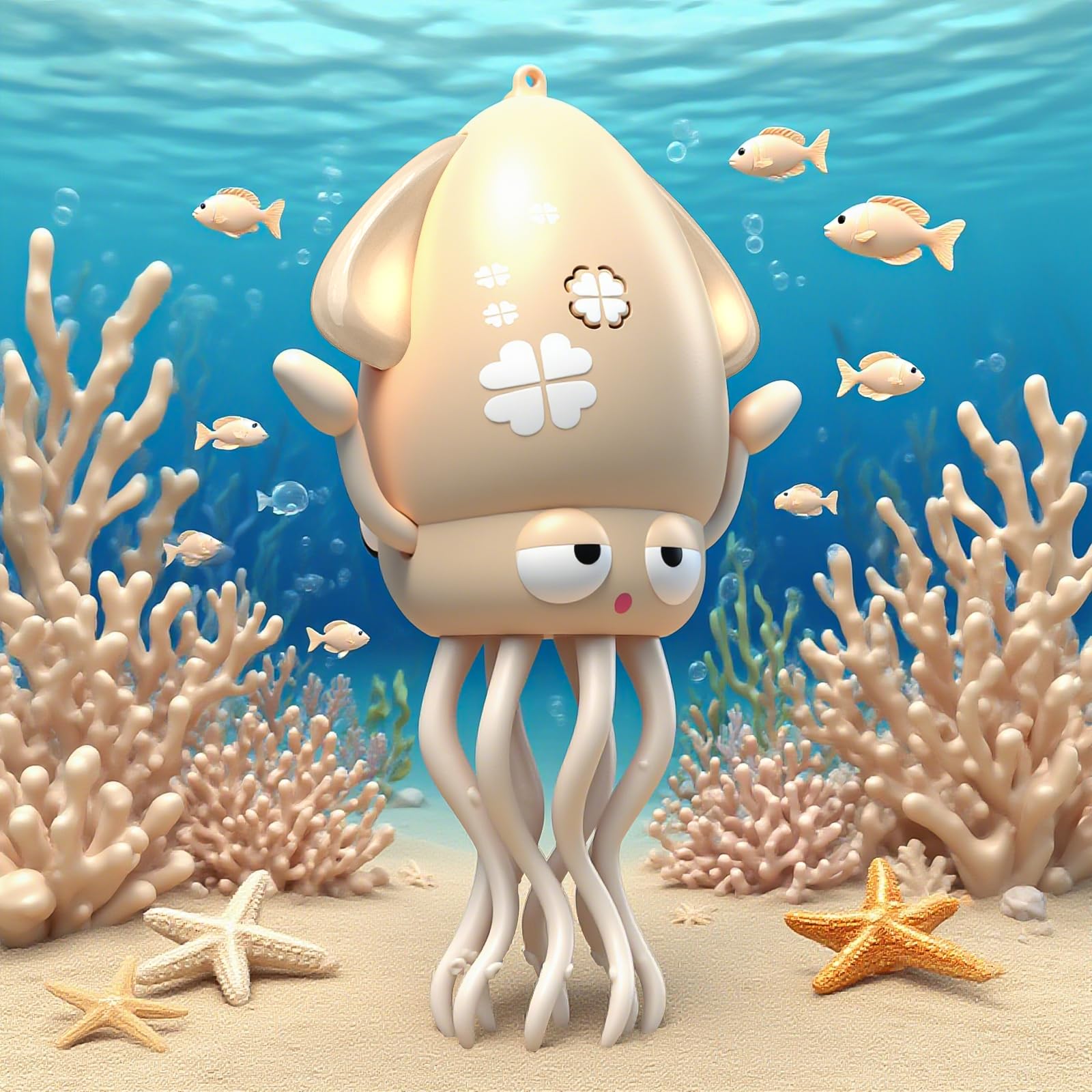 Smalody Giocattolo Intelligente a Forma di Polipo Danzante con luci LED e Musica, Giocattoli interattivi Ricaricabili per Bambini con Funzione di evitamento Ostacoli, Natale Compleanni (Bianco)