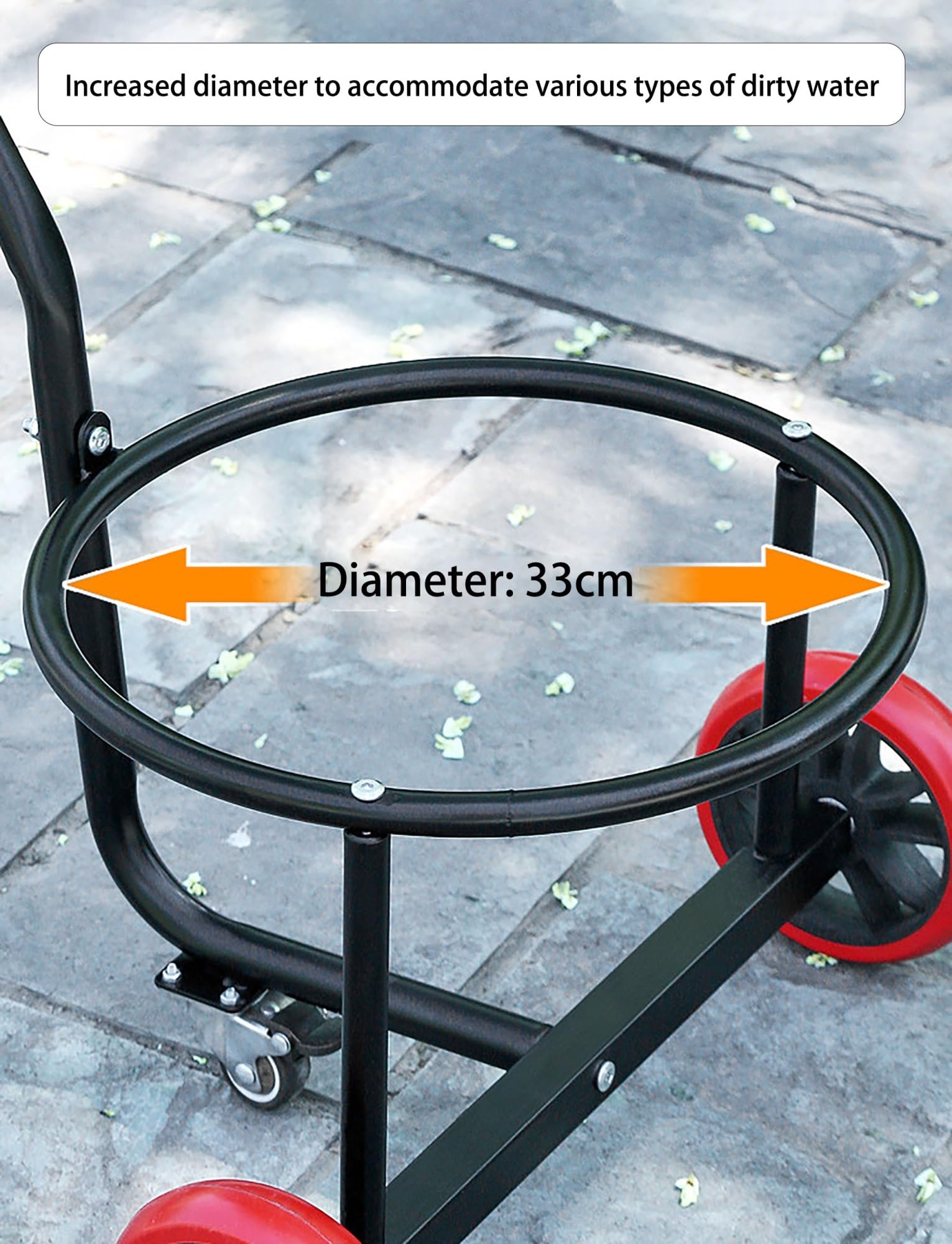 Carrito utilitario de alta resistencia con ruedas silenciosas – Transporta 220 libras de agua, basura, propano para el hogar, camping, jardín