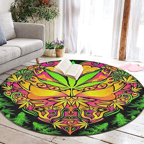 Miniatura 5 de Alfombra redonda ultra suave para interiores de sofá, suelo, alfombra circular antideslizante para sala de estar, dormitorio, sala de juegos,