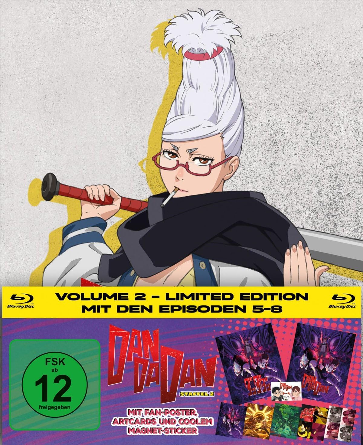 DAN DA DAN Staffel 2 Volume 2 LTD Fan-Poster Artcards Magnet-Sticker