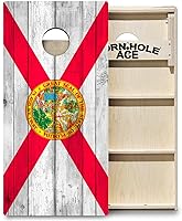 Vista 11 de CornholeAce ACE PRO State Flags Tablas profesionales para cornhole – ¡sin rebote! Patas anchas triples, madera contrachapada de abedul báltico