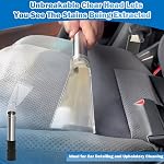 Happy Tree Universal Fit All Shop Vacs with1-1/4 &1-7/8'' & Adaptateurs 2-1/2'' Grand accessoire petit extrait clair pour le nettoyage de tapis rembourré détail de voiture, pièce d'extraction à vide (CCLS5C)