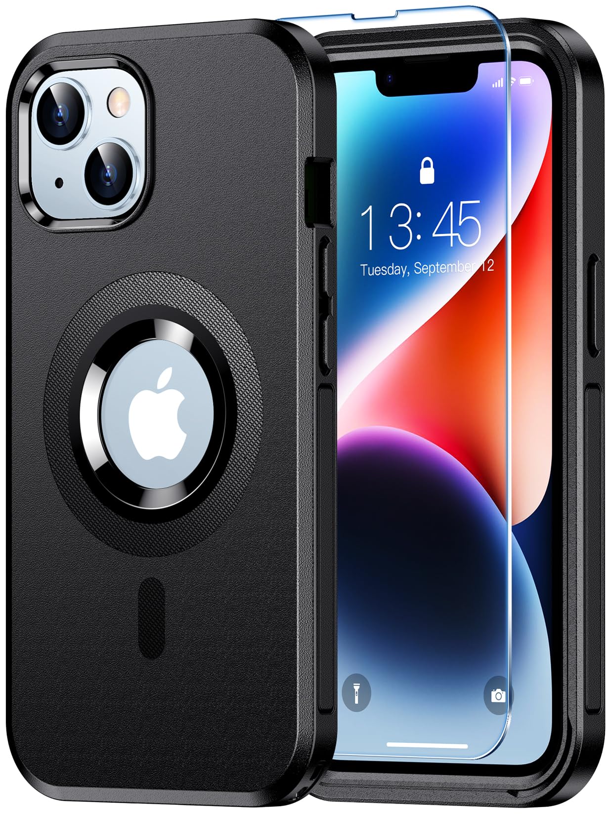 femrit Magnetic for iPhone 14 Case, [Compatible with Magsafe][Military Grade Drop Protection][Non-Slip][14FT Drop Shockproof] Heavy Duty Tough Rugged