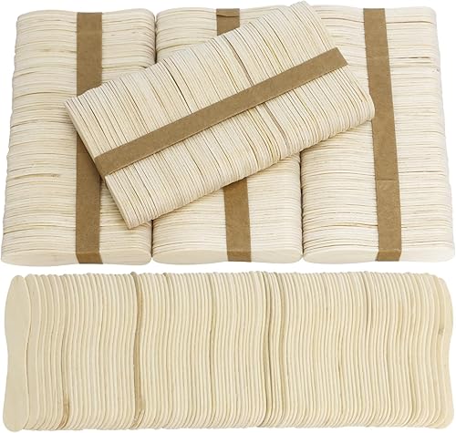 CZWESTC 1500 cucharas de madera para helado, mini cucharas desechables de madera, cucharas pequeñas de postre, mini cucharas para manualidades, disponible en Yaxa Colombia