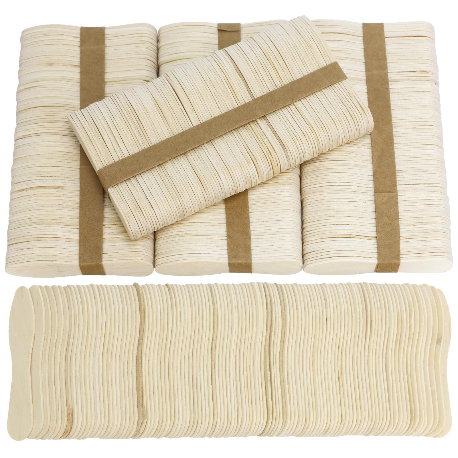 1500 cucchiai in legno per gelato, mini cucchiai usa e getta da degustazione in legno, piccoli cucchiai da dessert, mini cucchiai per artigianato, degustazione, campionamento (7,6 cm)
