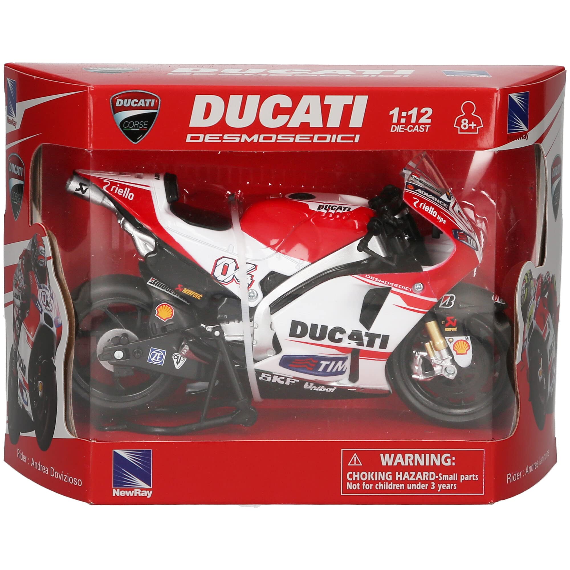 Modellino Motocicletta Ducati Desmosedici New Ray - Scala 1:12, Per Collezionisti - Foto 8