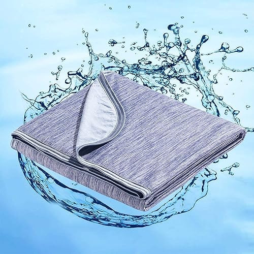 Marchpower - Manta de enfriamiento para personas que duermen con calor tamaño King, Q-Max0.5 manta de enfriamiento Arc-Chill con diseño de doble