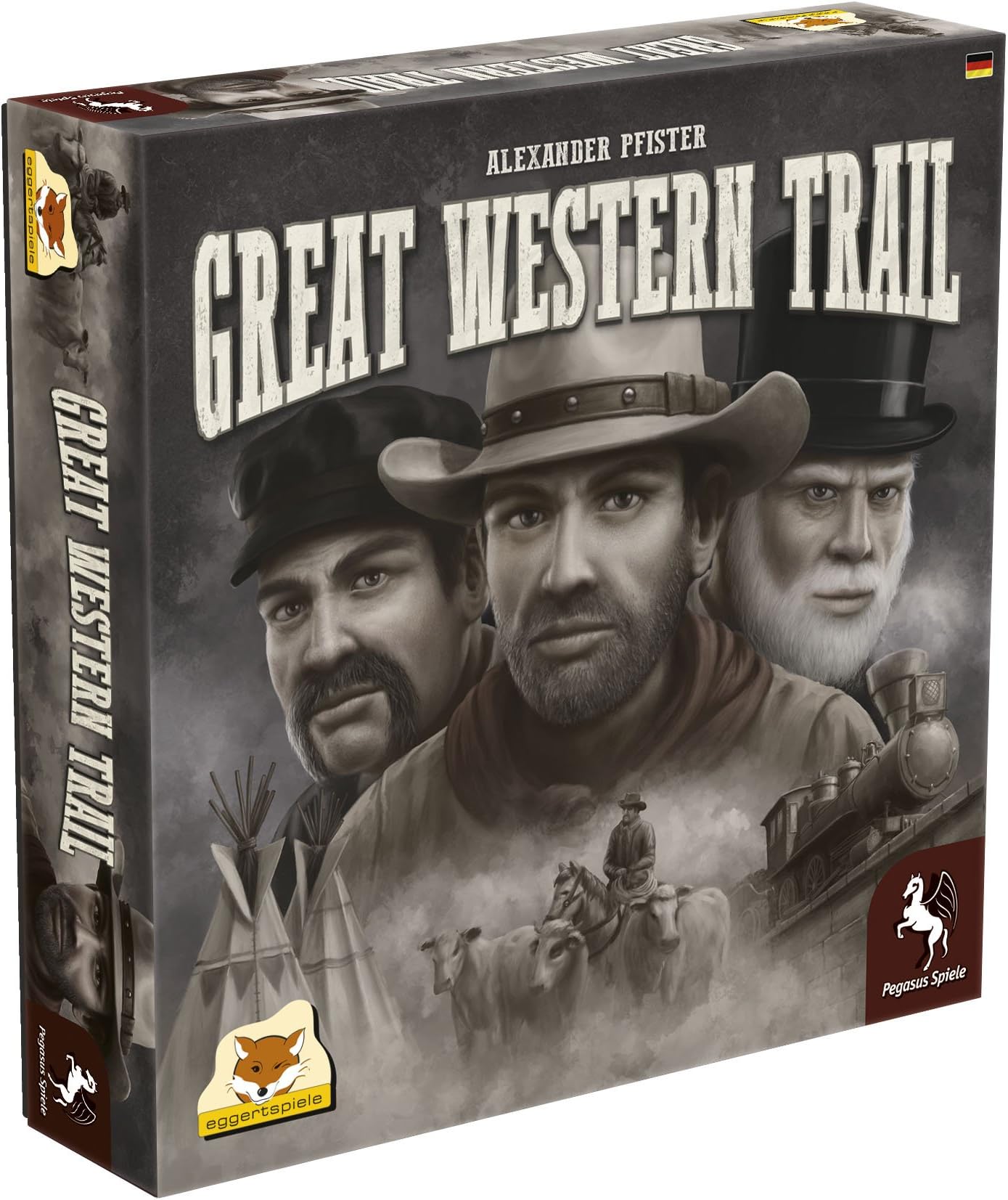 Pegasus Spiele Great Western Trail (German/English Edition)