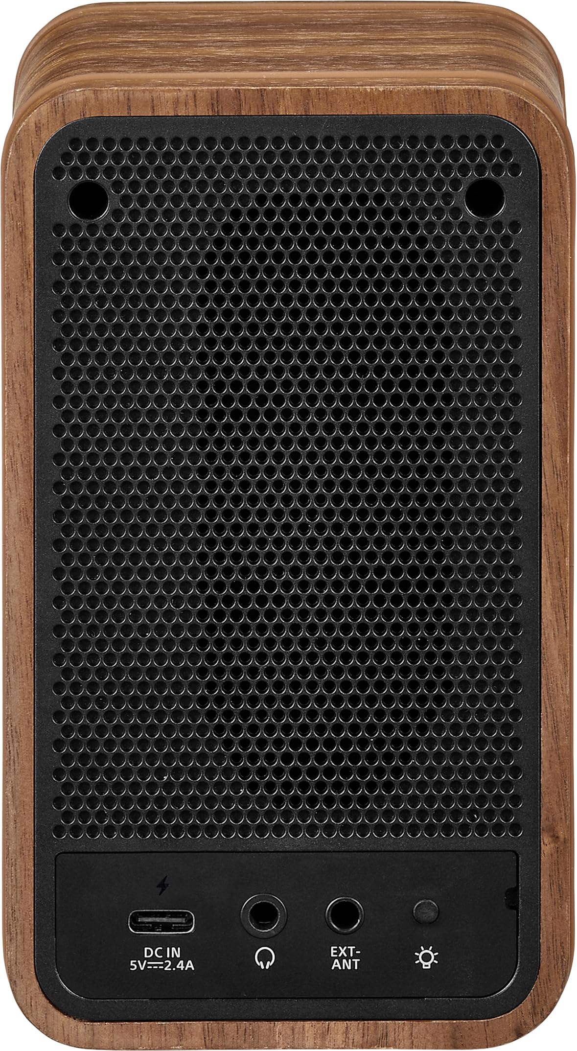 Sangean WR-9 Portables FM-Radio Echtholz-Geh?use flexible Aufstellm?glichkeit Nussbaum Vintage (A500548)