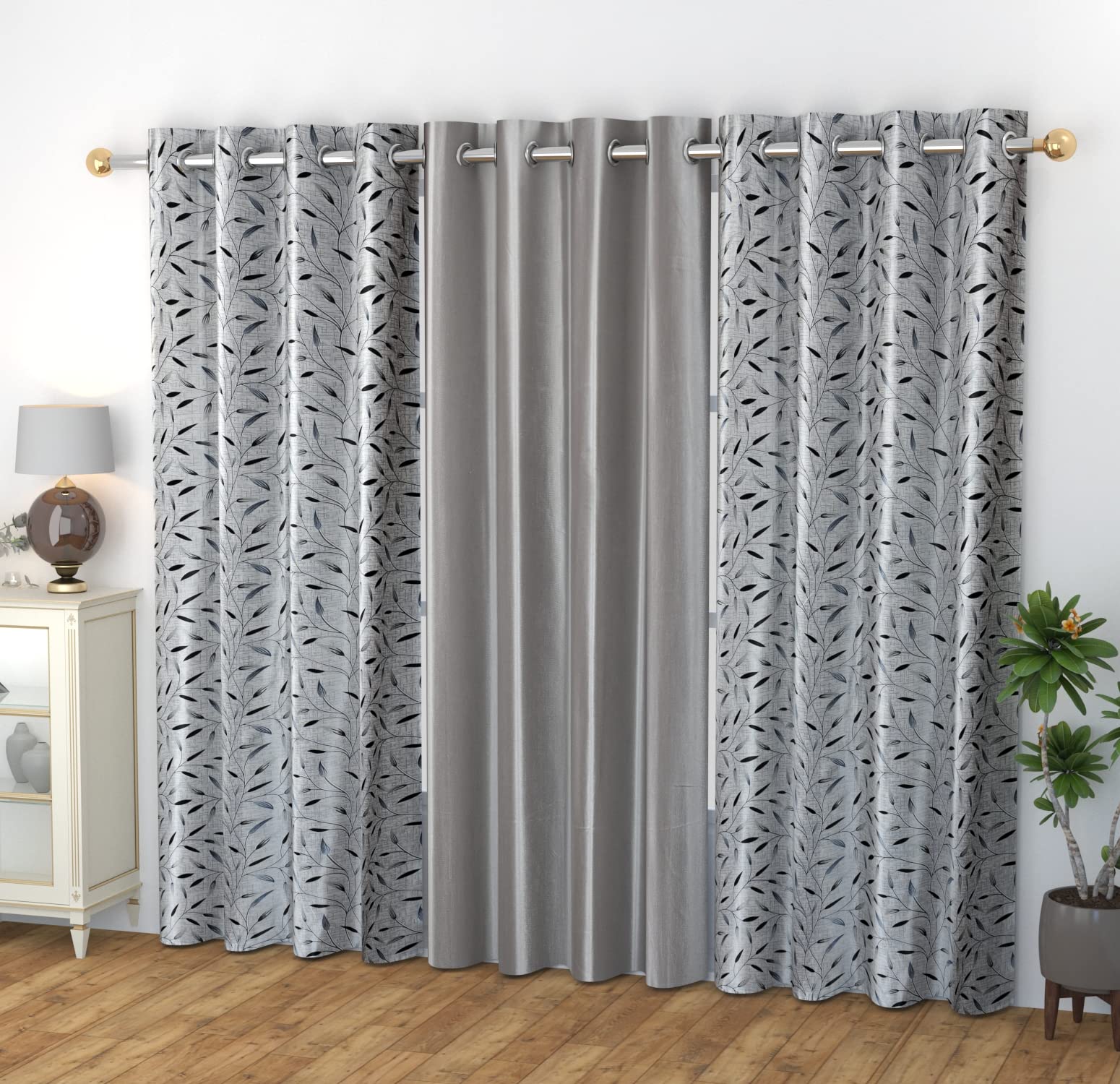 See full amazon price history chart for Galaxy Home Decor Premium Polyester Combination Leaves Printed Curtains for Long Door 8 Feet, Pack of 3, Grey Galaxy Home Decor Premium Polyester Combination Leaves Printed Curtains for Long Door 8 Feet, Pack of 3, Grey (B0CJMBZ9XM) Amazon Price History, Amazon Price Tracker