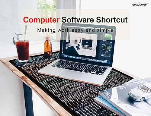 Miniatura 2 de Alfombrilla de mouse grande extendida para juegos, tamaño XXL, base de goma antideslizante gruesa, superficie de tela lisa, para teclado, mouse para