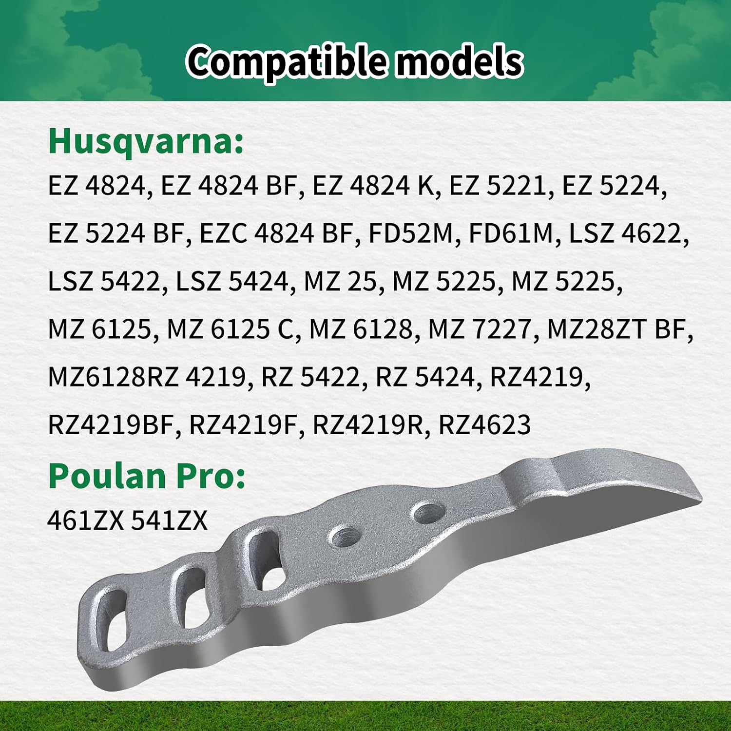 2 Pcs 576452801 Drive Control Mount Handle Compatible With Husqvarna etc