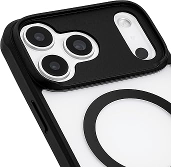 Pelican Ranger iPhone 17 Pro Max Case - MagSafe Case - Frosted Clear/Black